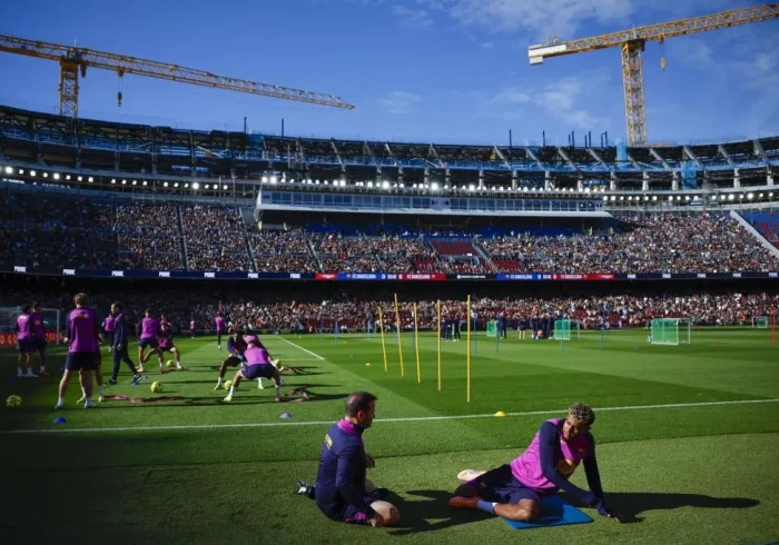 El Barça regresa el sábado al Camp Nou tras dos años y medio de ausencia y con un aforo de 45.000 espectadores