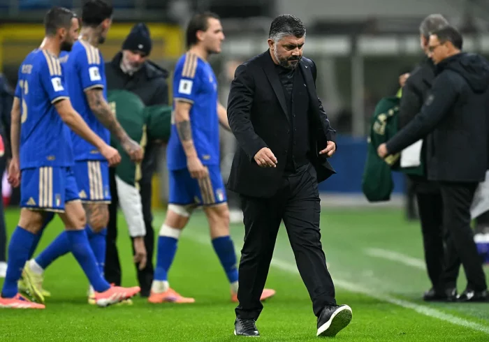 Gattuso no encuentra soluciones e Italia, humillada, siente miedo por quedarse, otra vez, apeada del Mundial