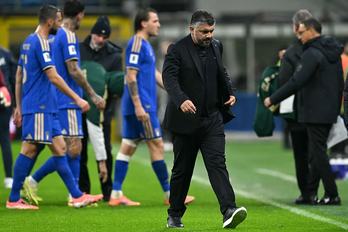 Gattuso no encuentra soluciones e Italia, humillada, siente miedo por quedarse, otra vez, apeada del Mundial
