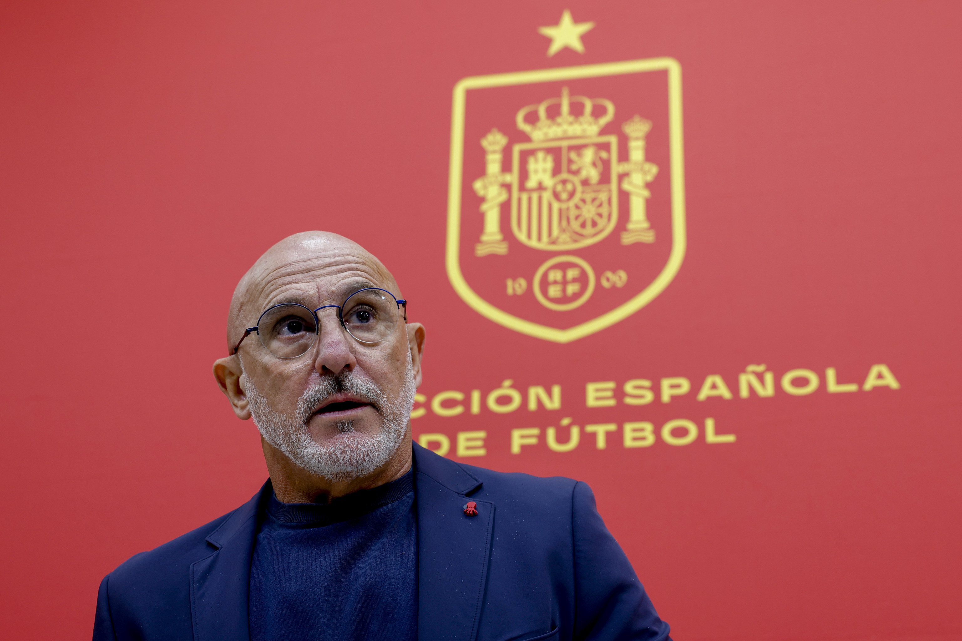 Luis de la Fuente, este viernes.