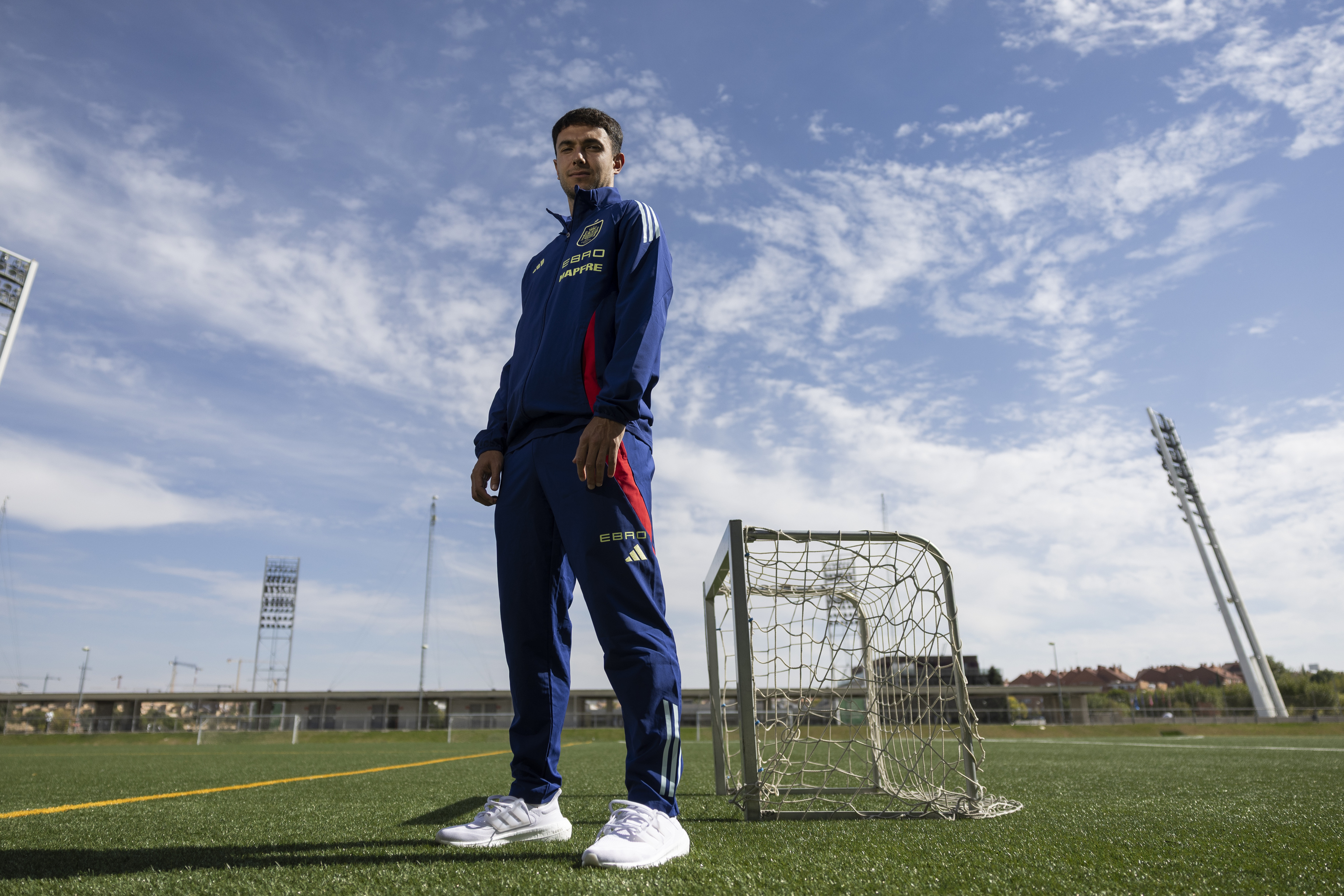 Martín Zubimendi, durante la entrevista.