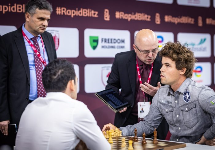 Magnus Carlsen se apunta al drama antes de conquistar su 20º título mundial