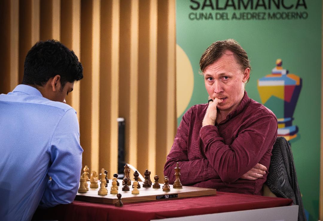 Ponomariov, en Salamanca.