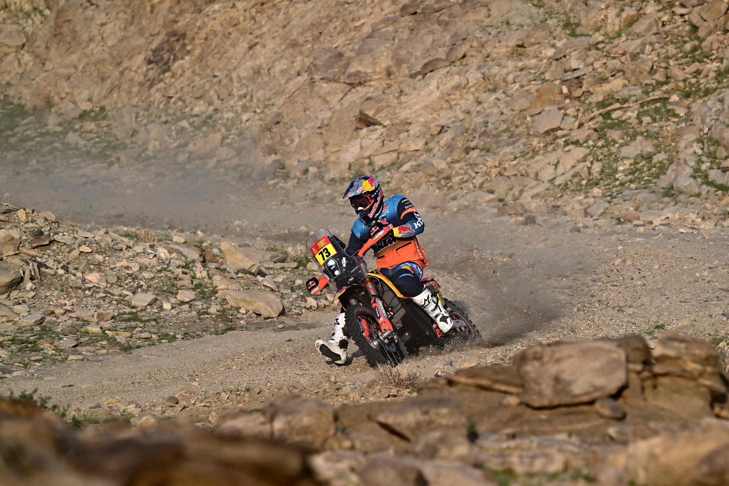 Canet, durante la primera etapa del Dakar.