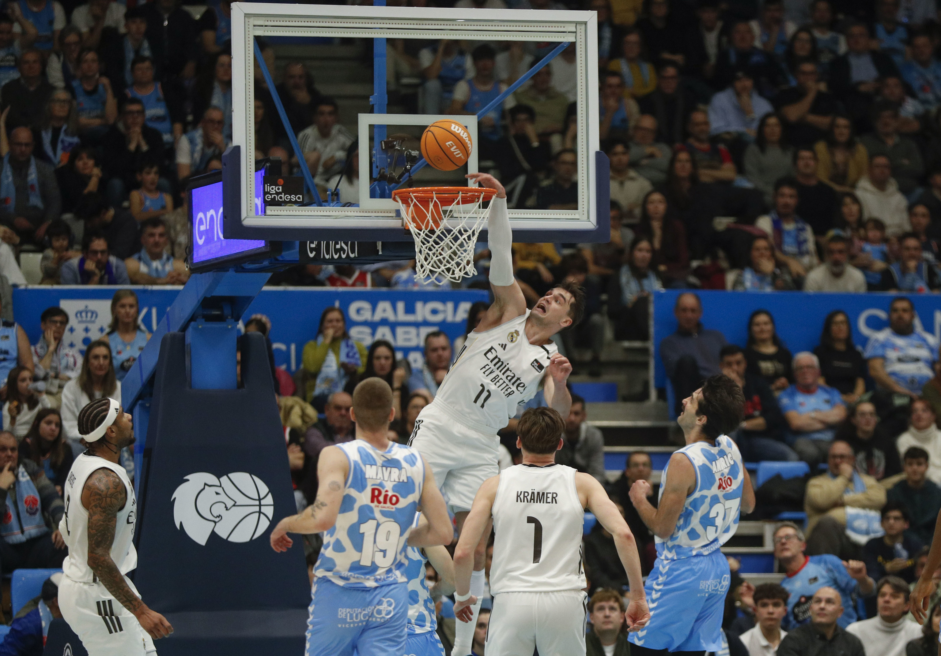 Hezonja, durante el partido contra el Rio Breogán.