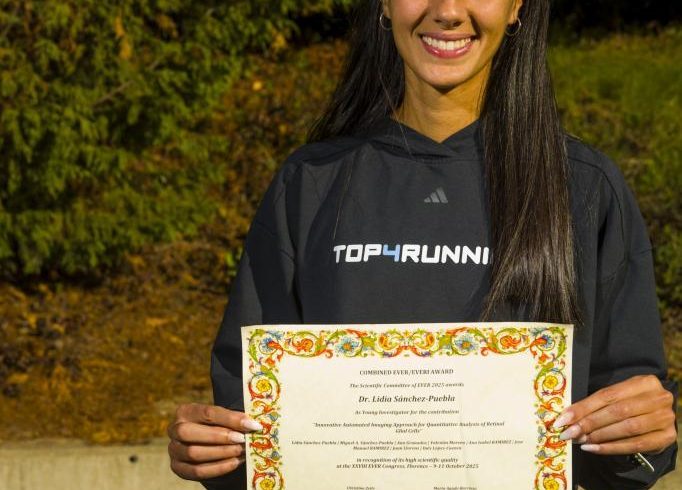Lidia Sánchez-Puebla, la atleta premiada por investigar el alzhéimer en la retina de los ratones: "Las dos ruedas de mi vida son el deporte y la Medicina"