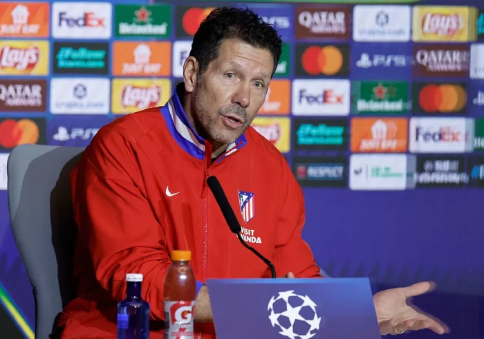 Simeone y las opciones del Atlético de entrar en el top'8: "No depende de nosotros"