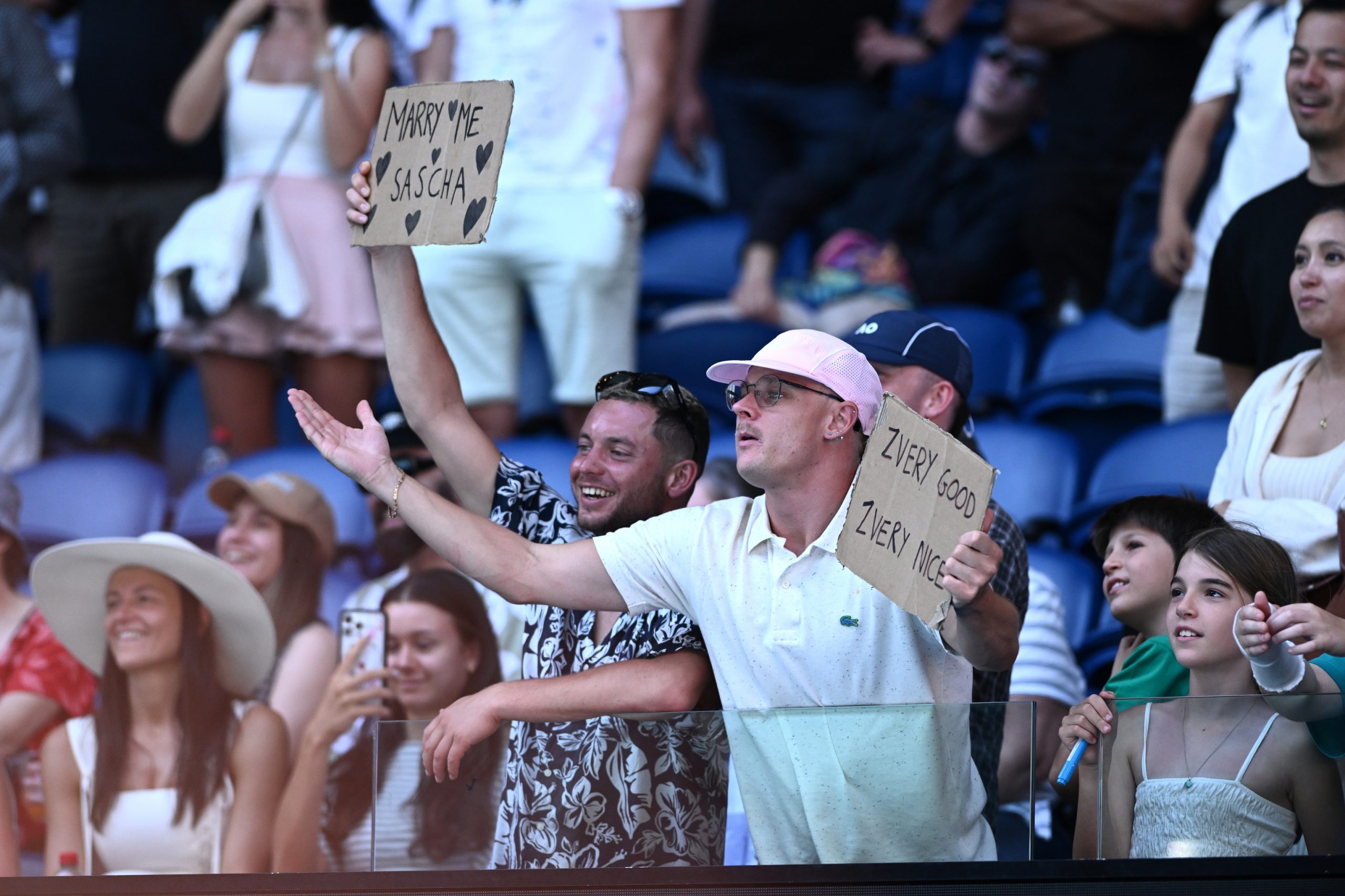 Un chico le pide matrimonio a Zverev desde la grada y el alemán se vende caro: "¿Dónde está mi anillo tío? No soy tan barato"