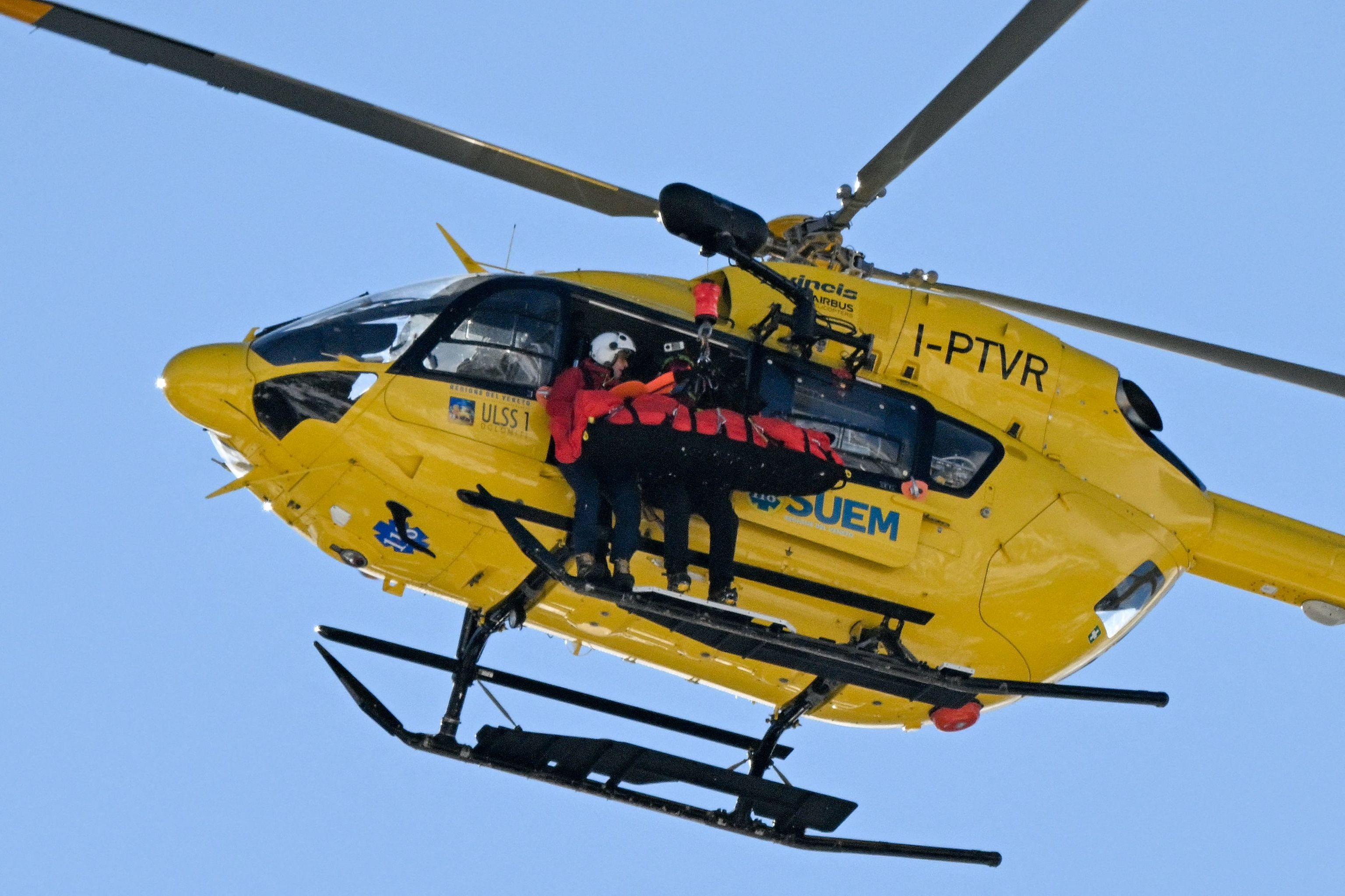 Vonn, trasladada en helicóptero al hospital de Treviso.