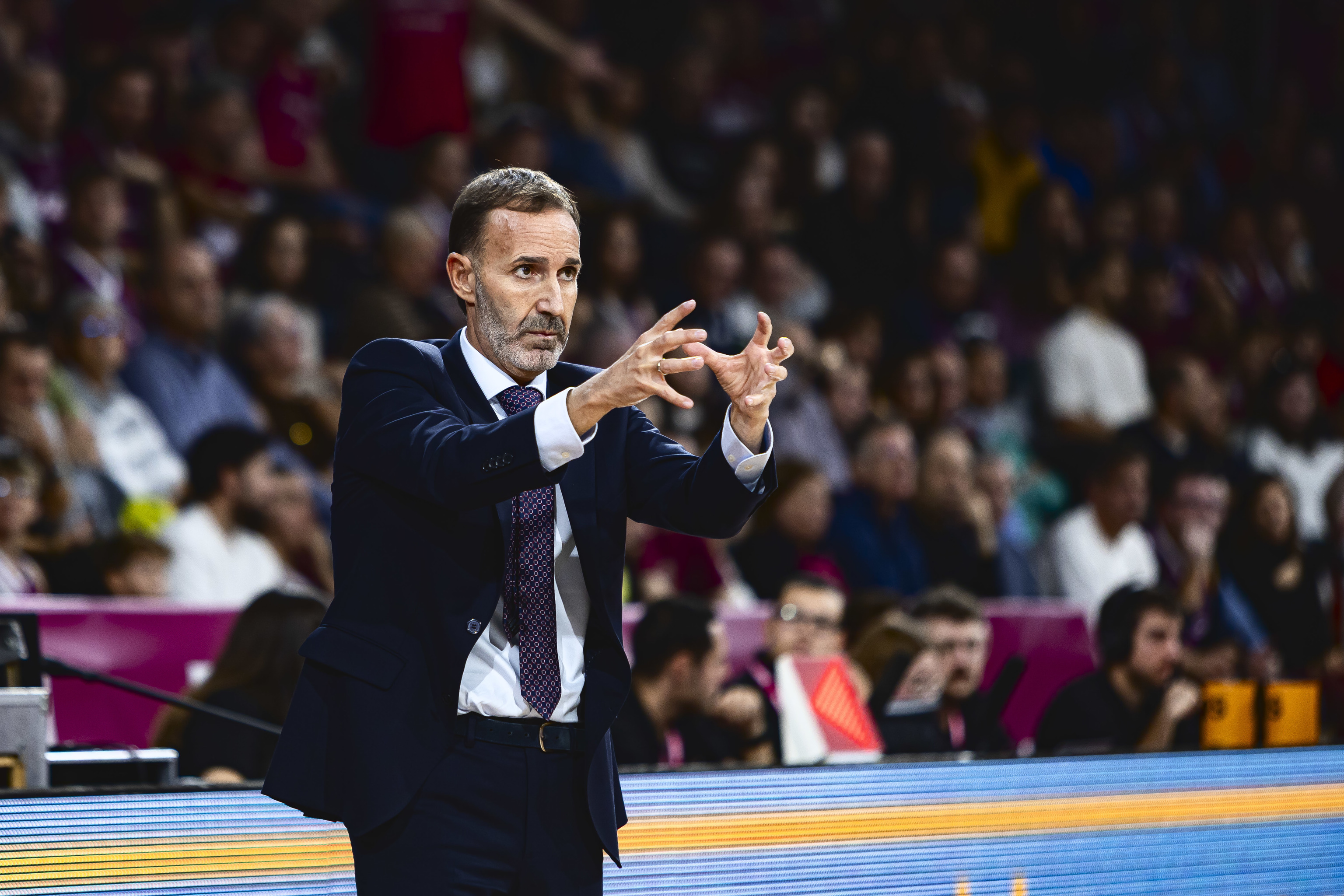 Sito Alonso, durante un partido reciente del UCAM Murcia.