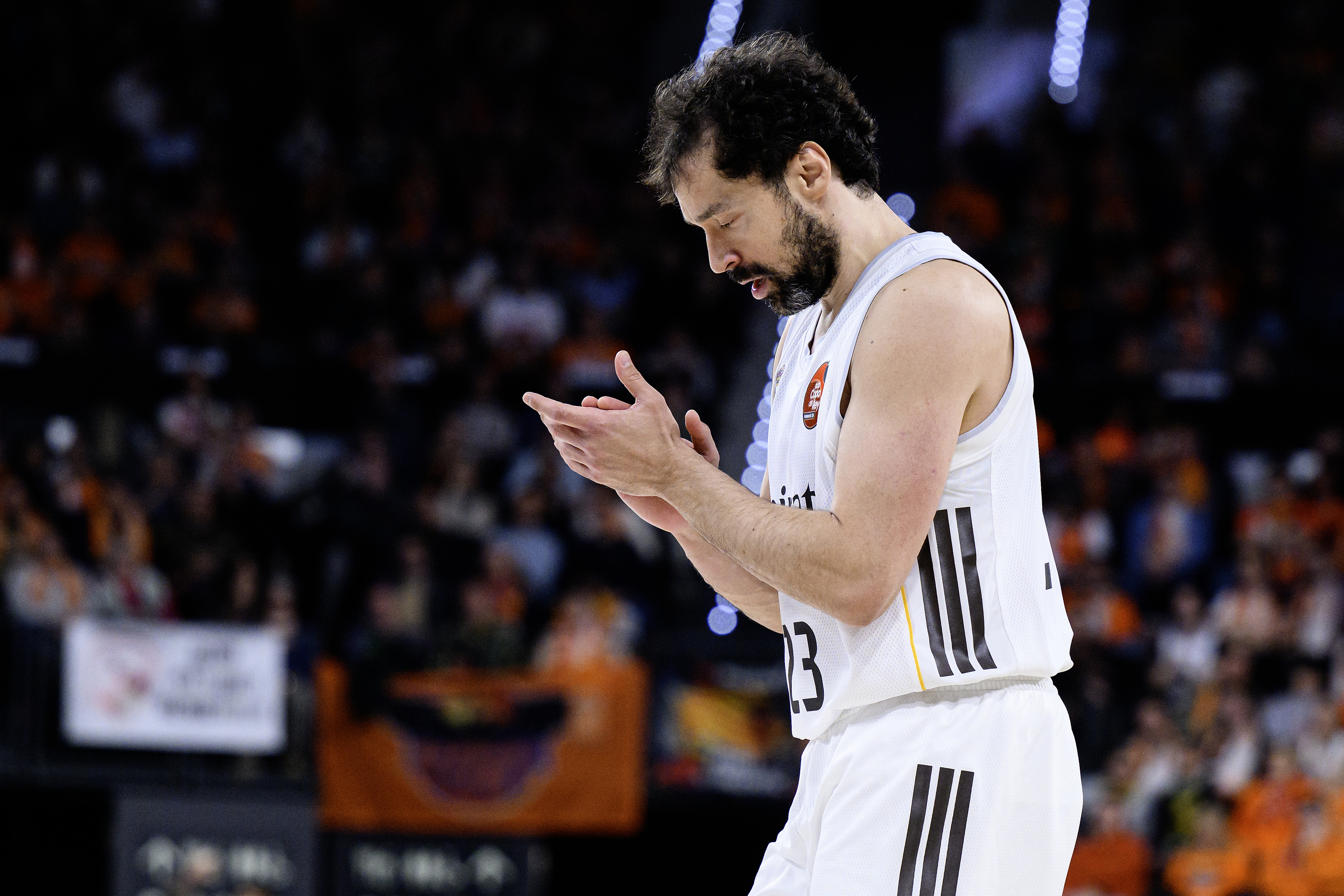 Sergio Llull, durante el partido contra el Unicaja de cuartos.