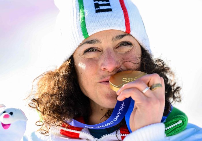 La trigresa Brignone ruge de nuevo en el gigante de los Juegos Olímpicos