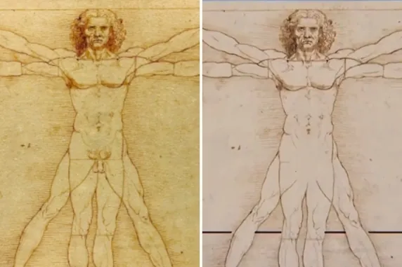 ¿Por qué han borrado los genitales del Hombre de Vitruvio en la cabecera televisiva de los Juegos Olímpicos?