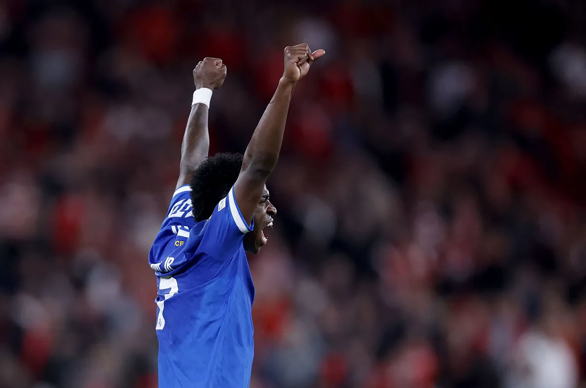 Vinicius acabó con un gran partido