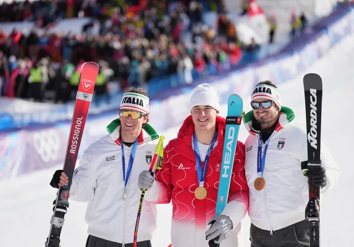 Von Allmen y los italianos Franzoni y Paris dejan fuera del podio de la prueba de descenso al favorito Odermatt