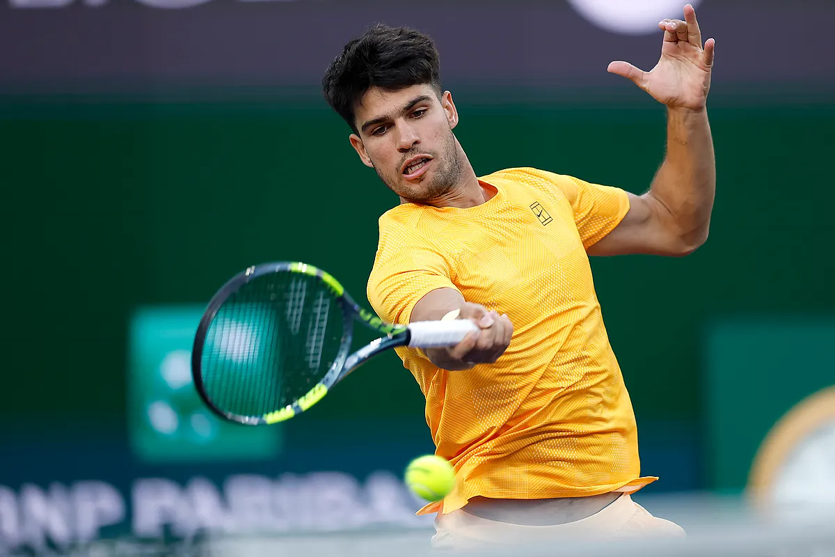 Alcaraz barre de nuevo a Dimitrov en su debut en Indian Wells