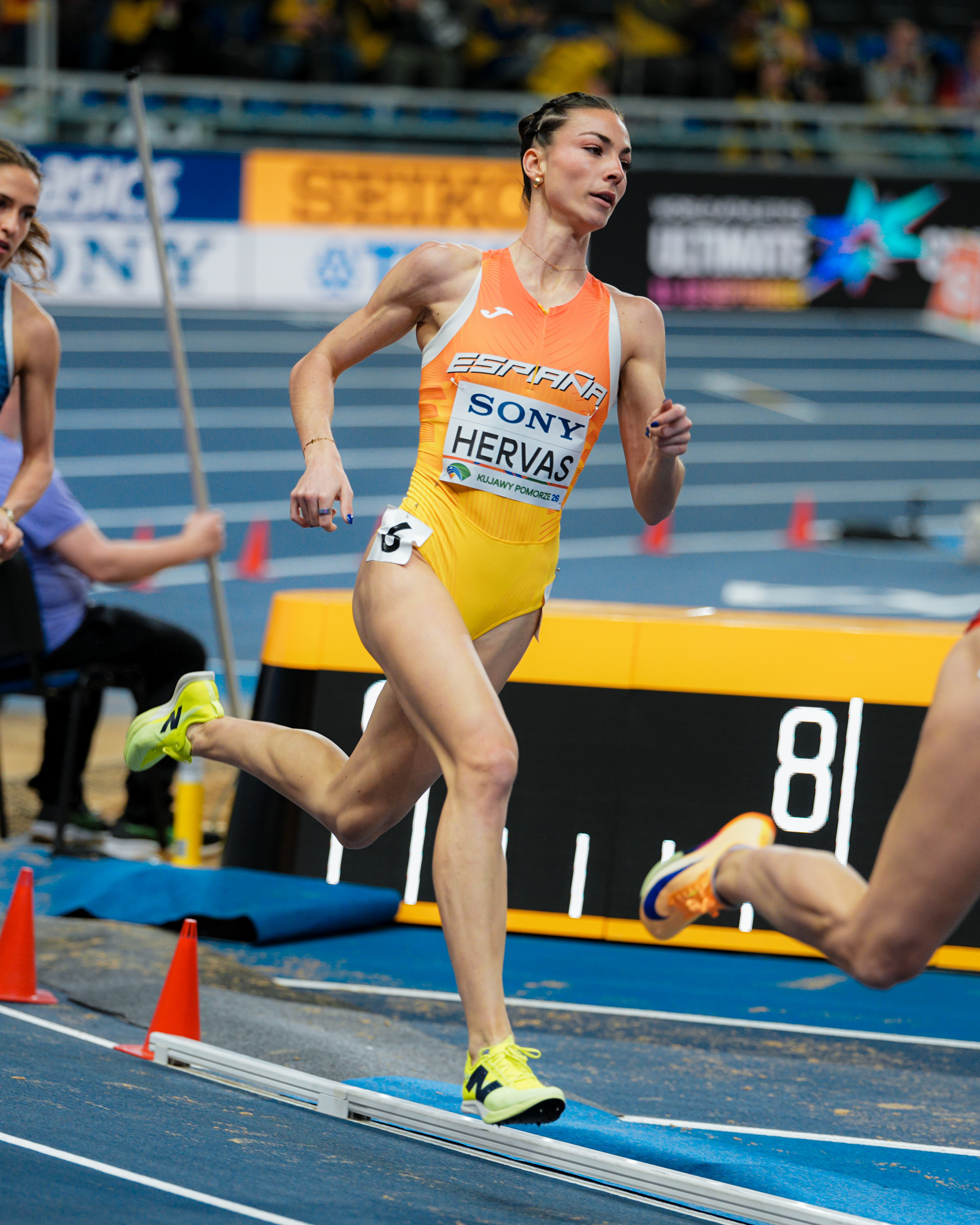 Blanca Hervás, en Torun.