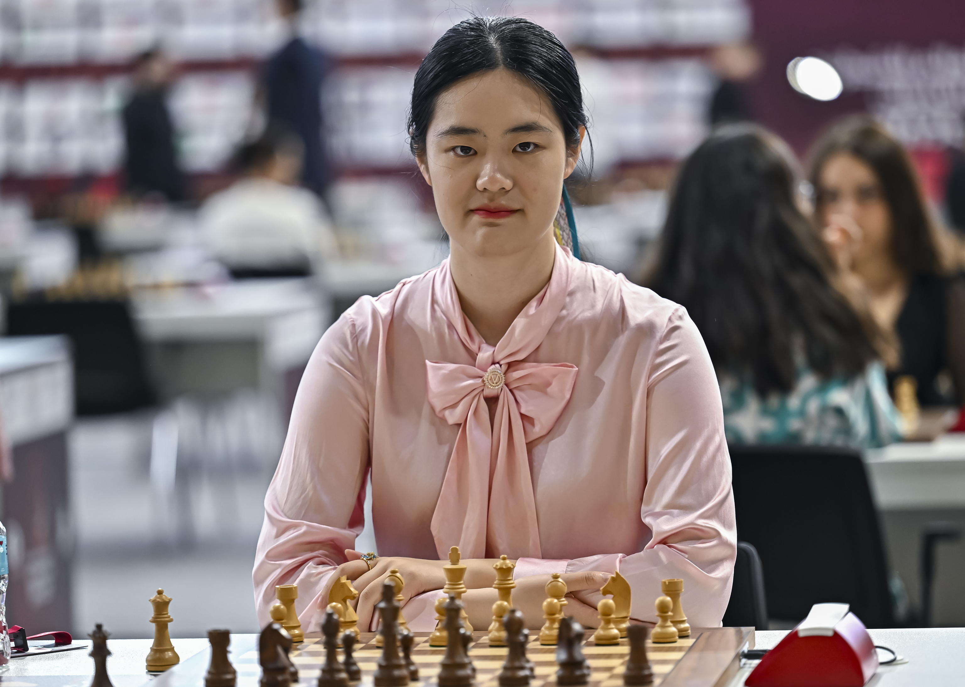 Zhu Jiner, en 2025, en Qatar.