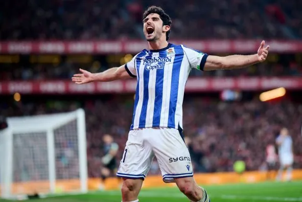 Guedes, la resurrección de un puñal que acelera a la Real Sociedad en busca de la final