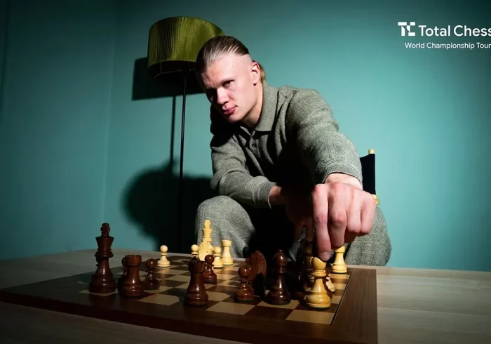 Haaland mete un gol en los tableros y se convierte en un gigante del ajedrez