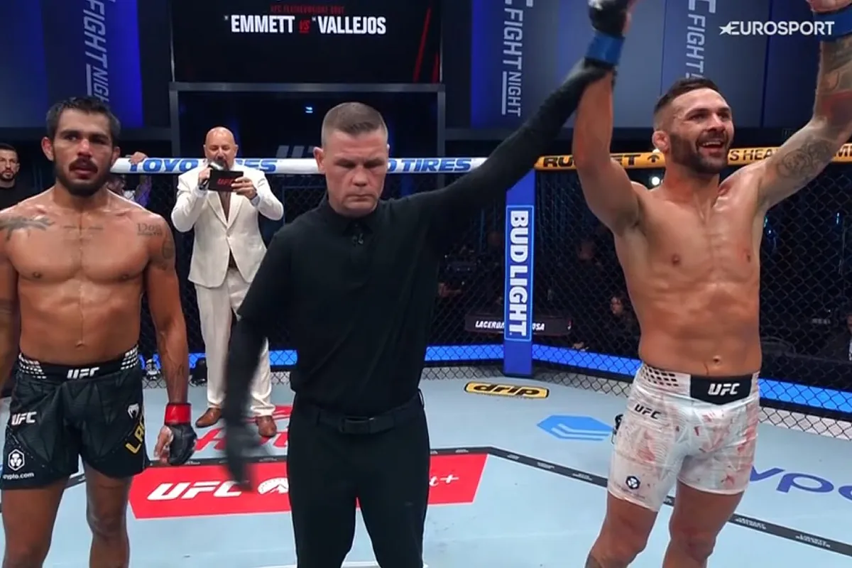 Hecher Sosa hace valer su apellido en la UFC y debuta con victoria frente a Lacerda