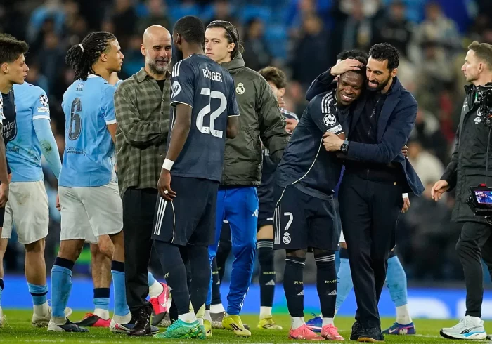 La carrera de Vinicius contra la camisa de cuadros de Guardiola: no había tanto que temer