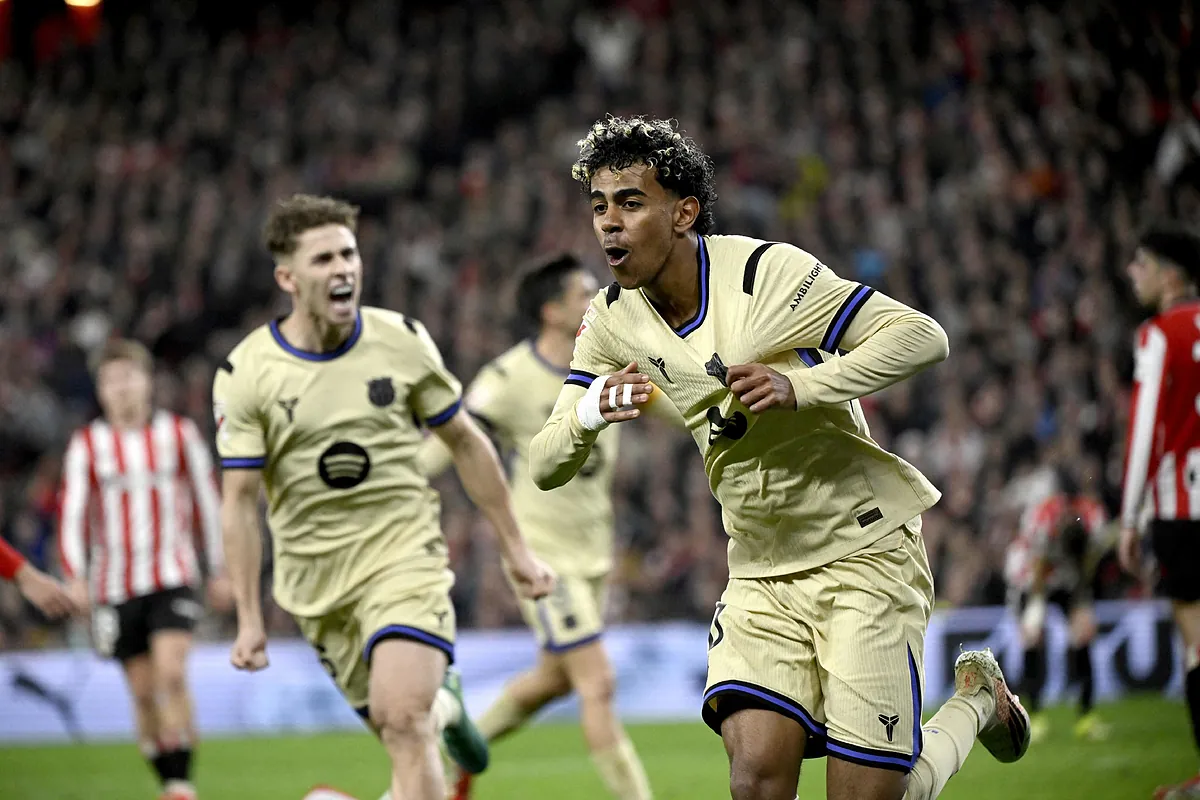 La clarividencia de Pedri y la calidad de Lamine conquistan San Mamés