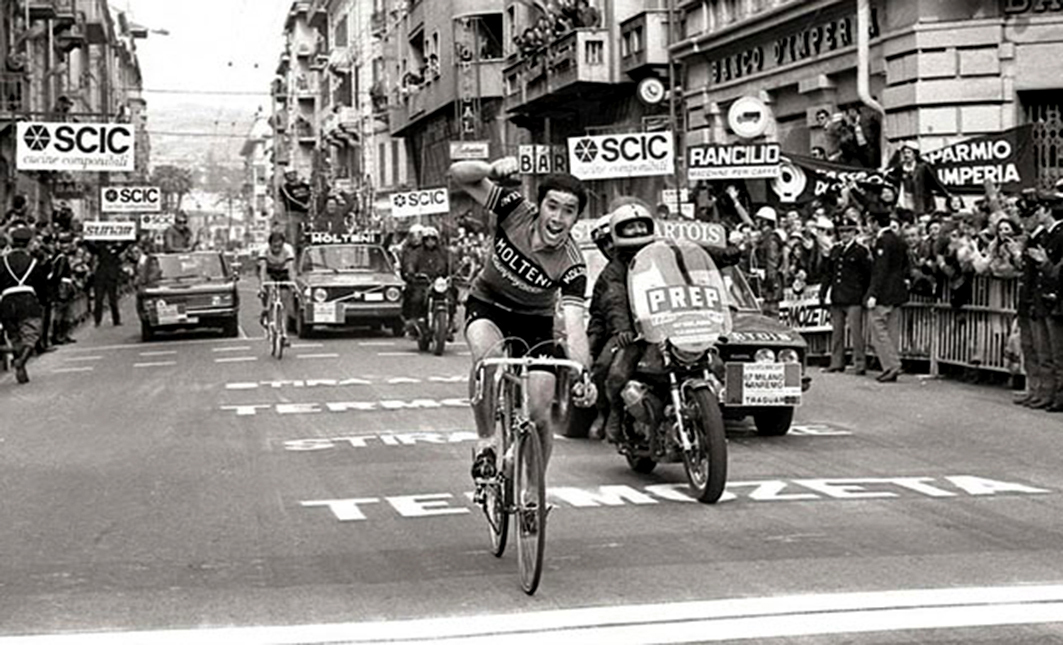 Eddy Merckx, ganador de la Milán-San Remo de 1976.