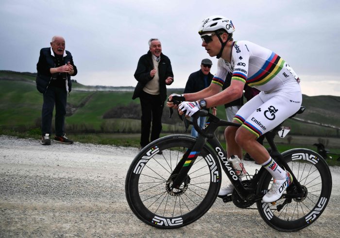 Pogacar, con la enésima exhibición en solitario, conquista su cuarta Strade Bianche