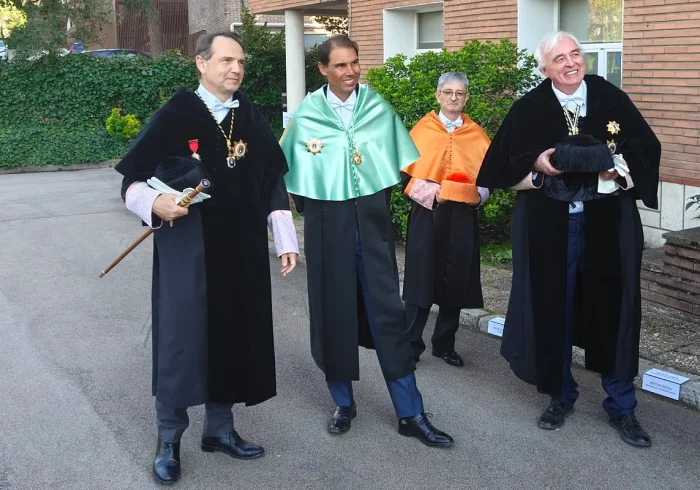 Rafa Nadal, investido doctor honoris causa por la Universidad Politécnica de Madrid