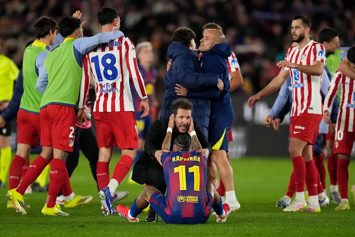Simeone: "Cuando ellos se pusieron 3-0, pensé: 'esto es el Atlético'"
