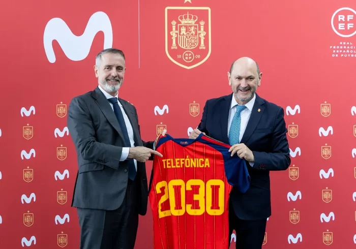 Telefónica y la RFEF firman un acuerdo de patrocinio de las selecciones españolas de fútbol hasta 2030