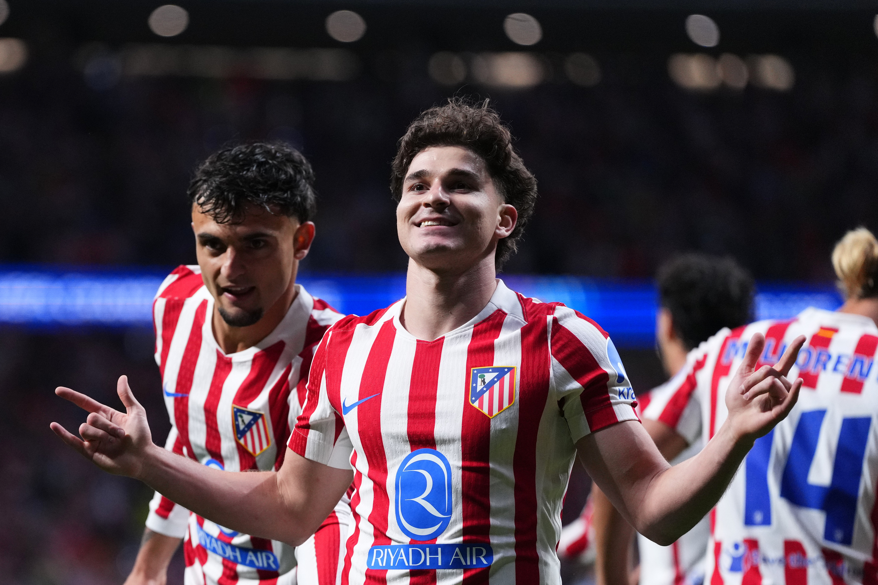 Julián Álvarez, tras empatar el duelo.