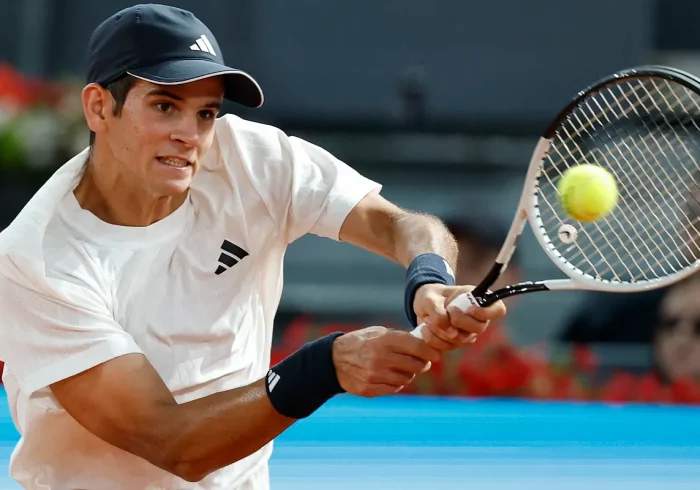 Jódar se despide en cuartos de Madrid con un digno partido ante Sinner