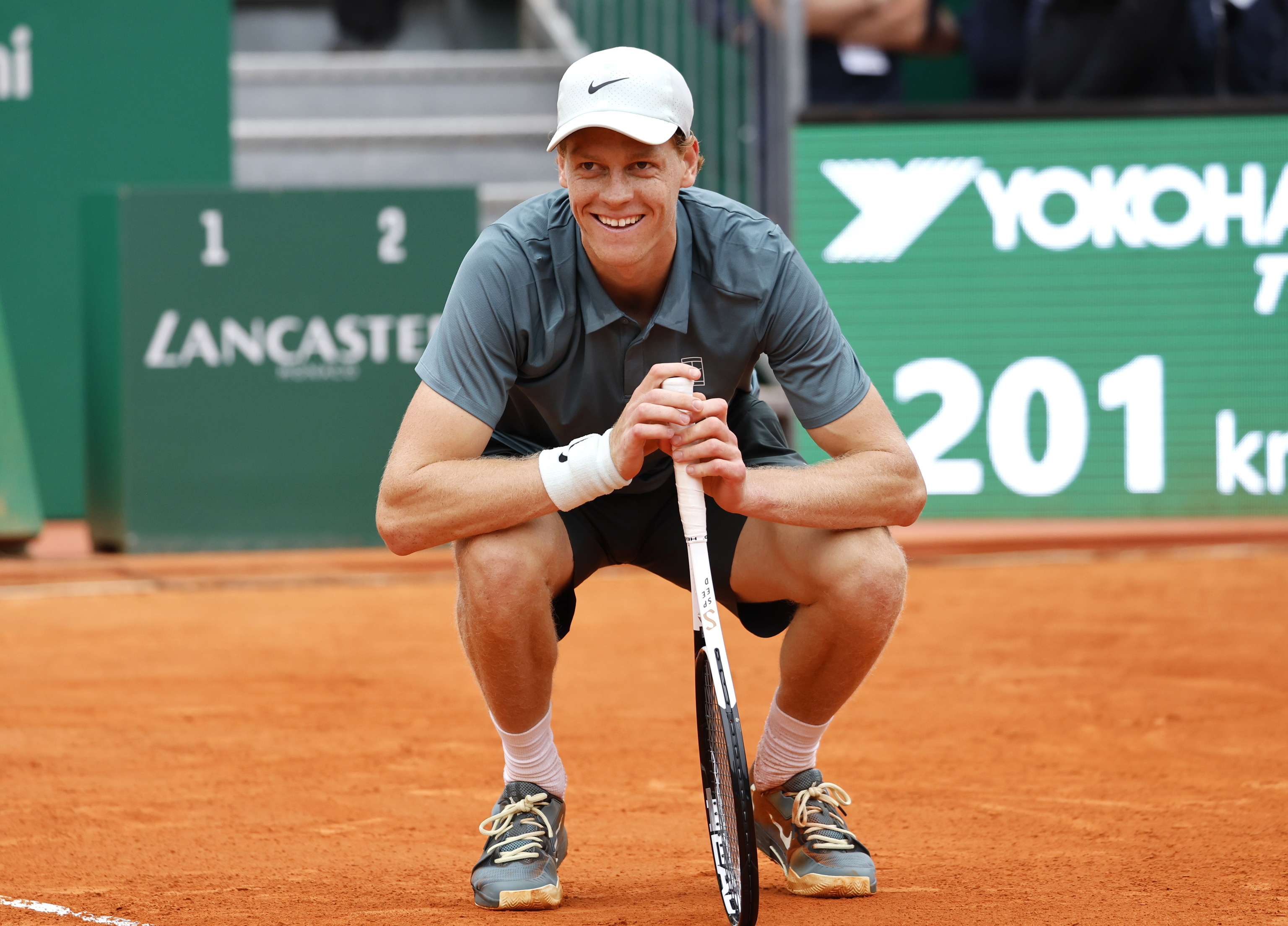 Jannik Sinner, tras ganar en Montecarlo.