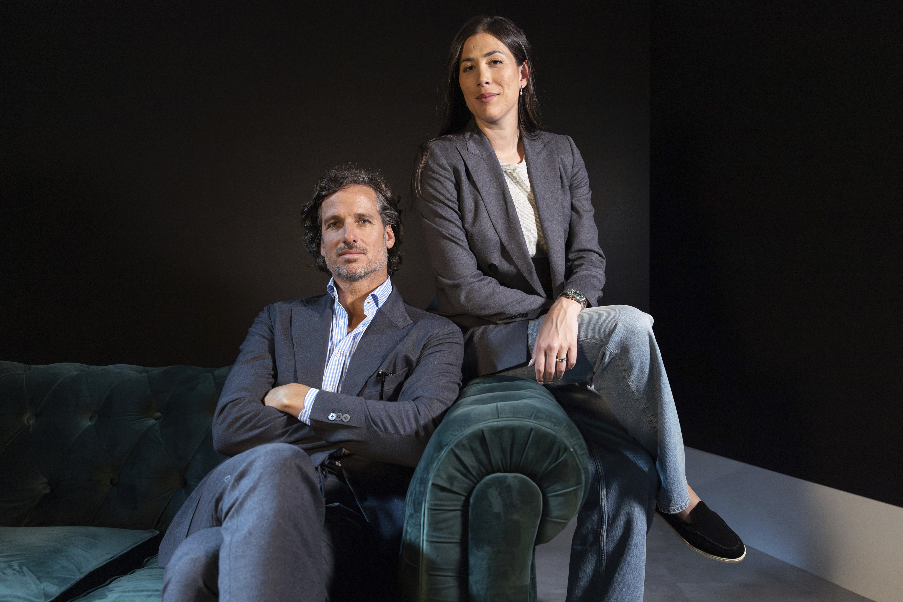 Feliciano López y Garbiñe Muguruza, en EL MUNDO.