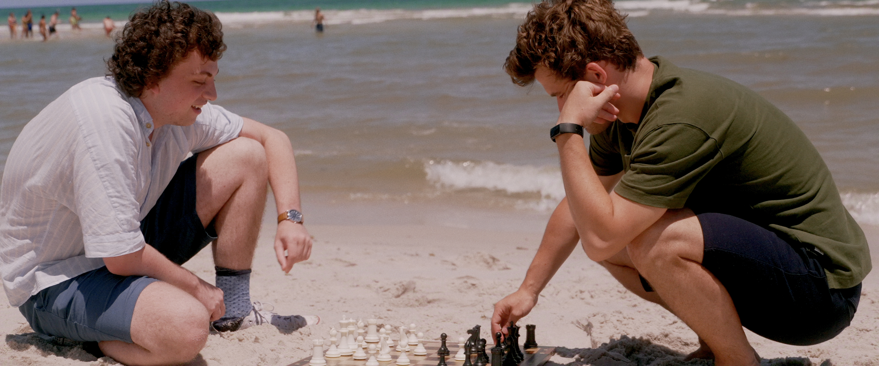 Niemann y Carlsen, durante una partida en Miami, en 2022.