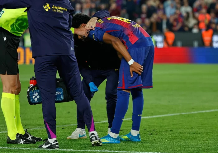 Plasma rico en plaquetas, láser, radiofrecuencia y corrientes: así será el tratamiento "conservador" de Lamine para llegar al Mundial