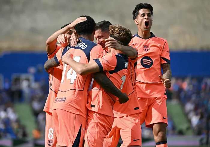 Un Barça muy solvente se acerca aún más a la Liga en Getafe