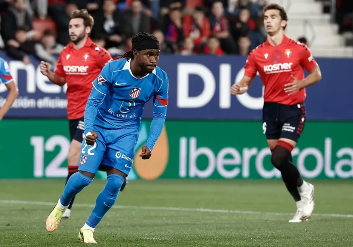 El Atlético se lleva un triunfo ante Osasuna con dos zarpazos