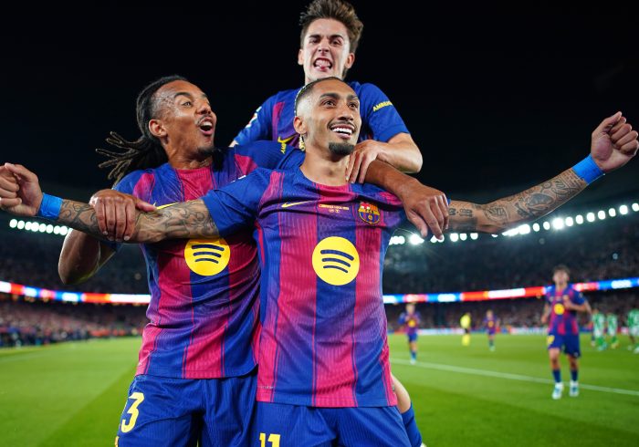 El Barça regala una victoria ante el Betis a Lewandowski en su despedida del Camp Nou