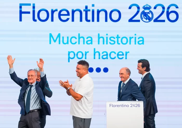 Florentino Pérez presenta su candidatura con un ataque frontal a Riquelme: "Son los mismos de la etapa más siniestra del Real Madrid"