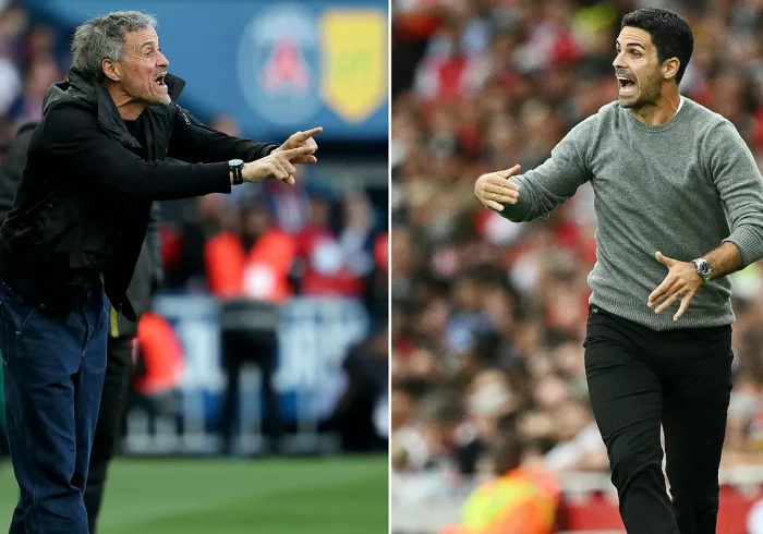 Luis Enrique y Arteta, la historia para PSG y Arsenal se escribe en Budapest: "El trabajo está hecho"