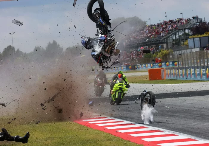 Marc Márquez después del estremecedor accidente sufrido por su hermano Álex y Johann Zarco: "Hoy solo doy gracias"