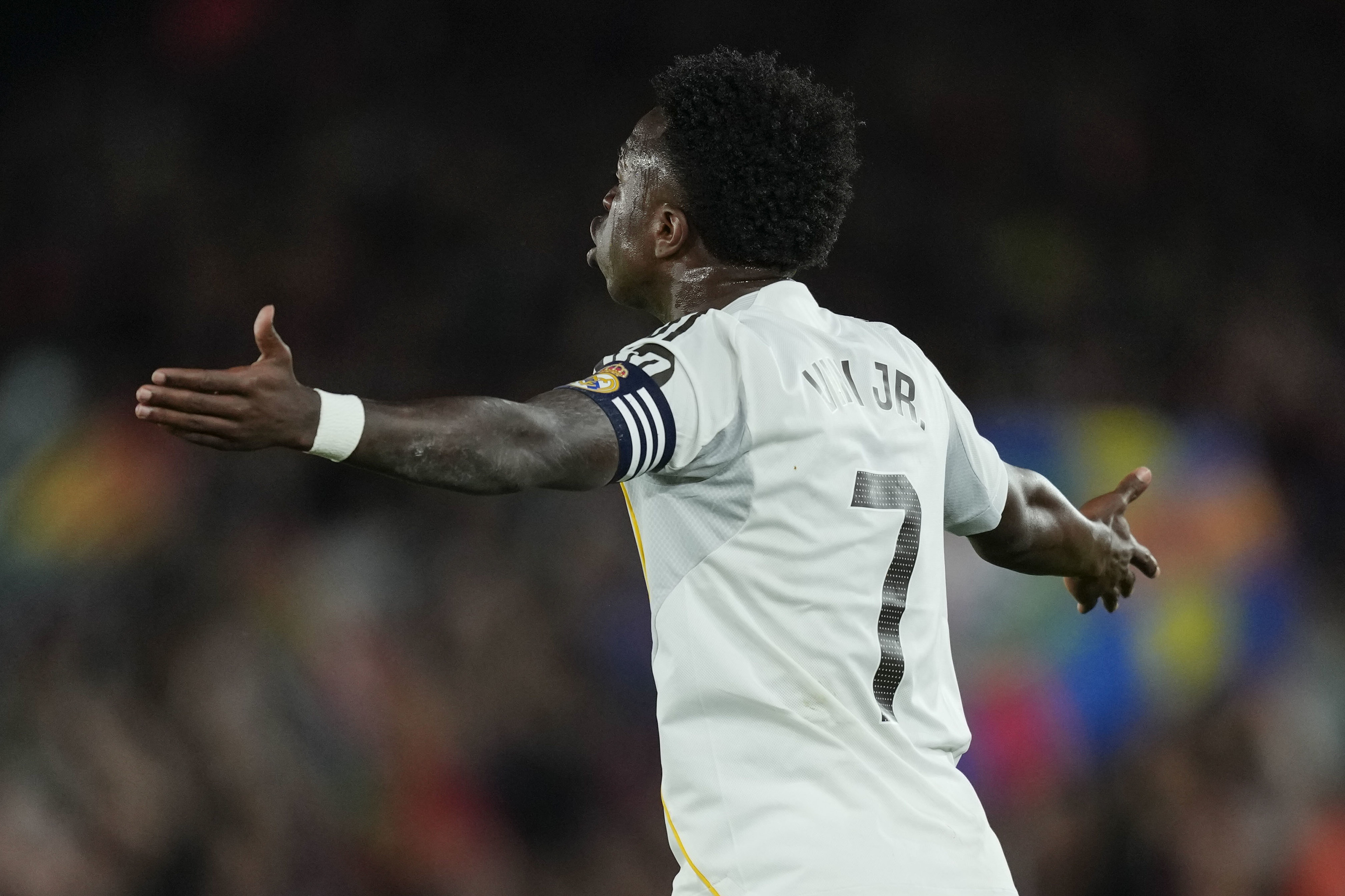 Vinicius Jr, en el clásico ante el FC Barcelona.