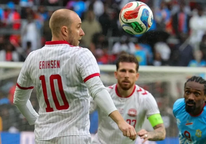 Christian Eriksen vuelve a desplomarse en pleno partido contra Ucrania y es evacuado