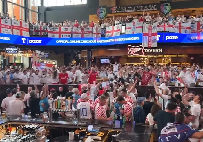 La locura del Mundial: un bar en Dallas sirve más de 45.000 cervezas durante el Inglaterra-Croacia