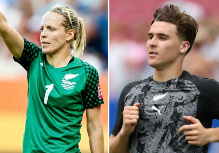 Los neozelandeses Jenny y Tyler Bindon se convierten en la primera pareja de madre e hijo que participa en los Mundiales de fútbol
