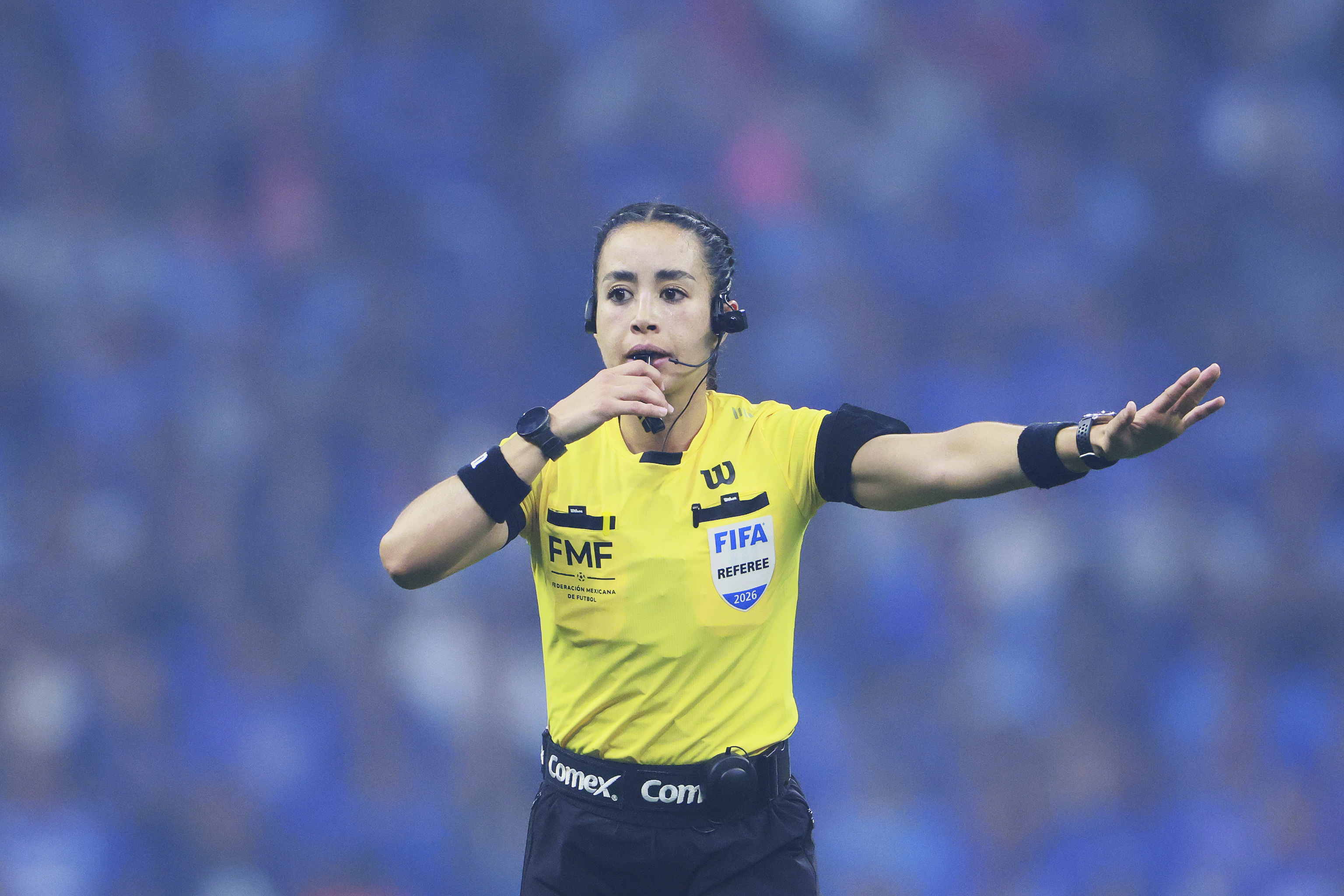 Katia García, durante el último Torneo Clausura mexicano.