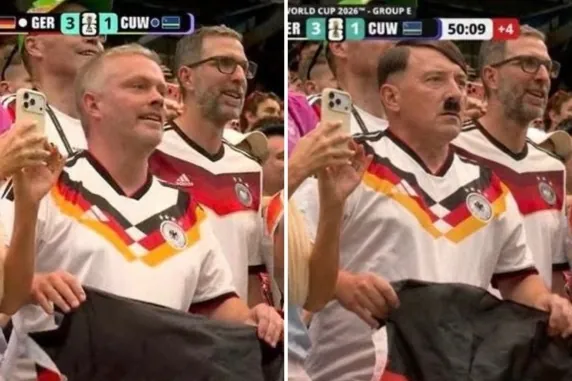 Un aficionado alemán denuncia la manipulación con IA (y difusión masiva) de una fotografía que lo convierte en 'Hitler'